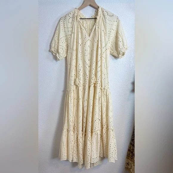 Spell & The Gypsy Collective Fairytale Anglaise Eyelet Gown S - Picture 2 of 15